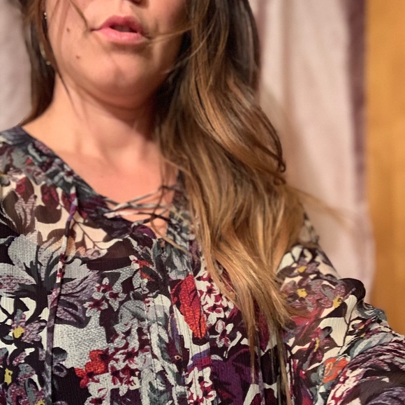 Lucky Brand Floral Blouse - Picture 2 of 3